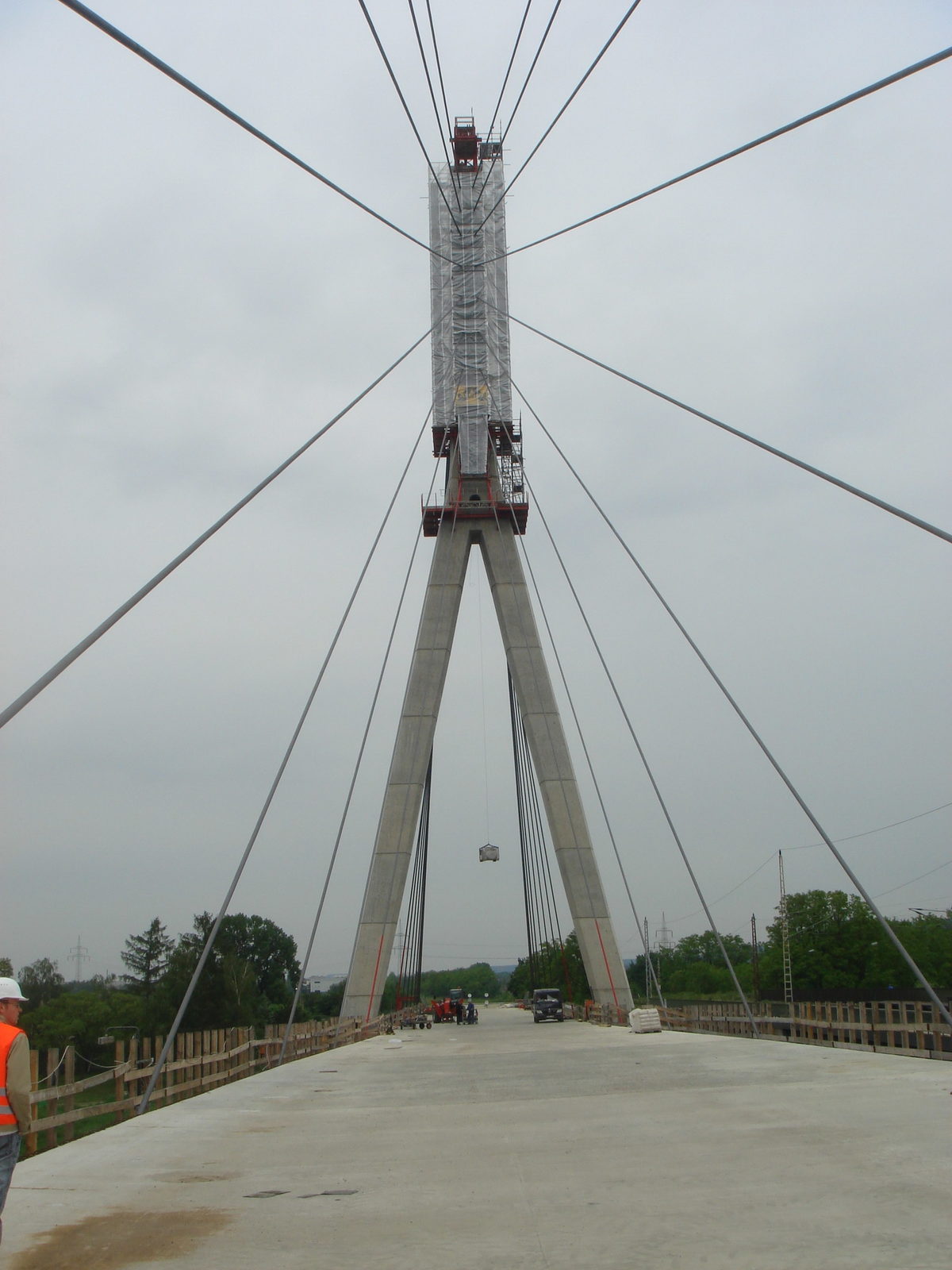 Pylon der Elbebrücke Niederwartha