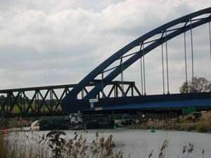 Alte Fachwerkbrücke, Stabbogenbrücke