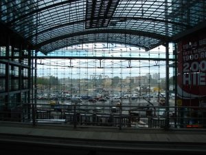 Dachkonstruktion des Berliner Hauptbahnhofes