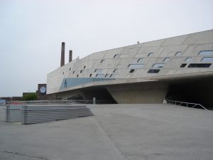 Ansicht des Phaeno Gebäudes in Wolfsburg