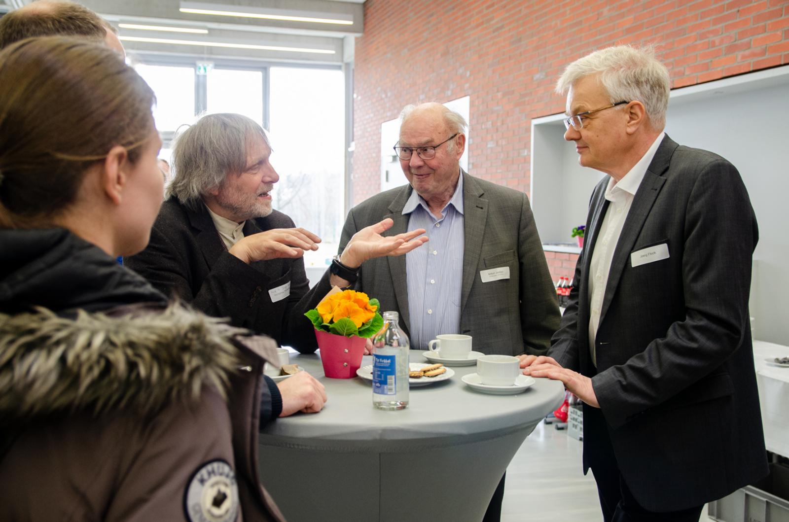 Der Austausch steht bei den Anwendertreffen in Steinfurt immer im Fokus. (Foto: FH Münster/Theresa Gerks)