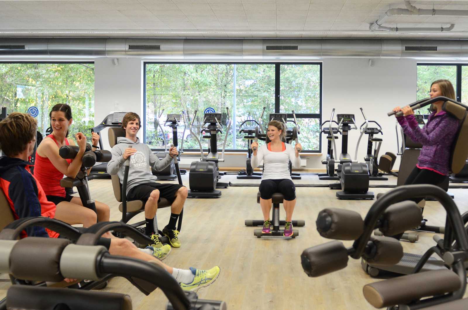 Herzstück des neuen Sportzentrums ist das Fitnessstudio „Campus Gym“.