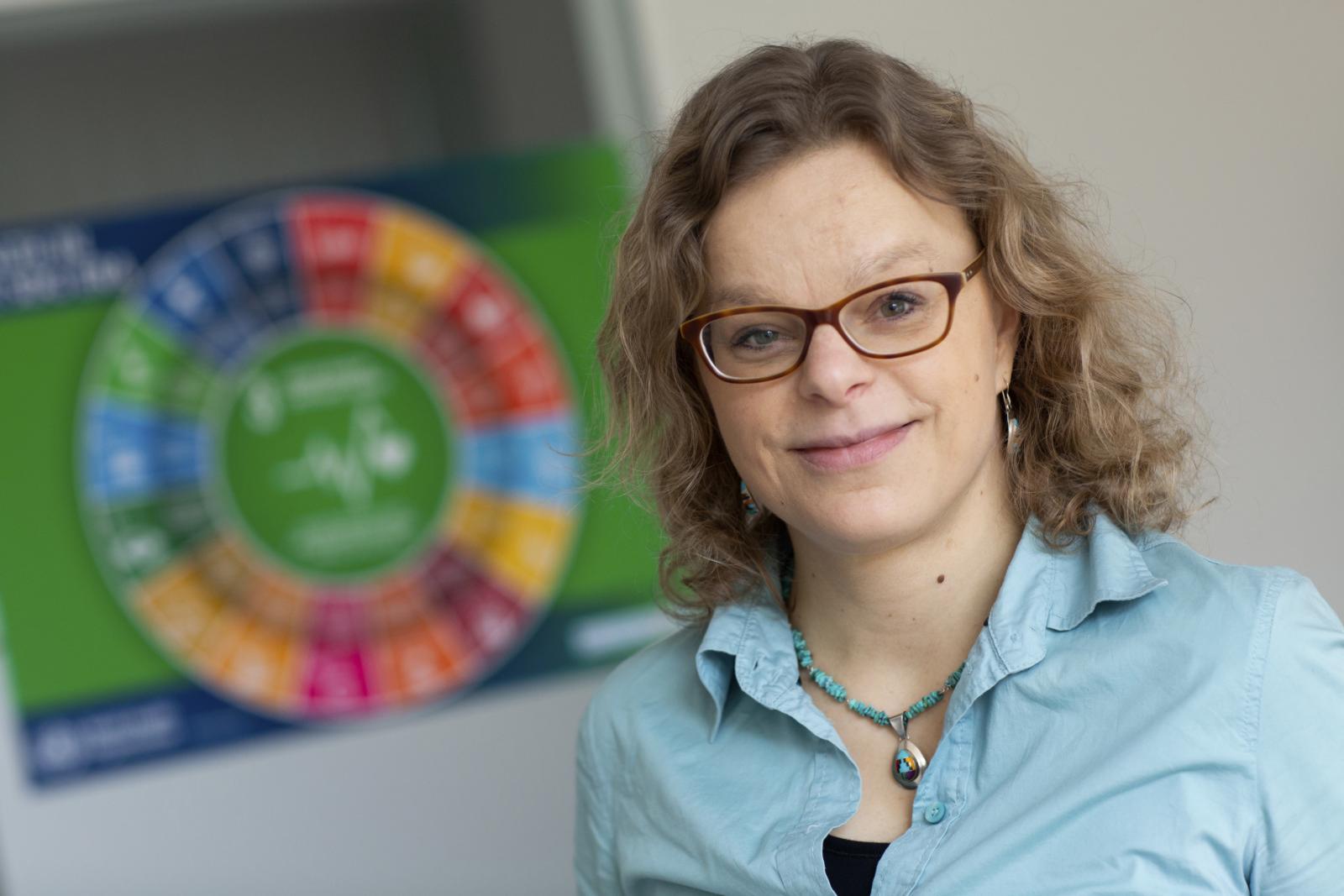 Prof. Dr. Sibylle Sexson ist zum Sommersemester berufen worden, sie lehrt und forscht zur Gesundheitspädagogik. (Foto: FH Münster/Wilfried Gerharz) 