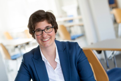 Prof. Dr. Heidi Kuckeland ist zum Sommersemester 2021 als Professorin ans Institut für Berufliche Lehrerbildung (IBL) der FH Münster berufen worden. Sie lehrt und forscht zur Lehrerprofessionalität in der Pflege- und Gesundheitsdidaktik (Foto: FH Münster/Wilfried Gerharz) 