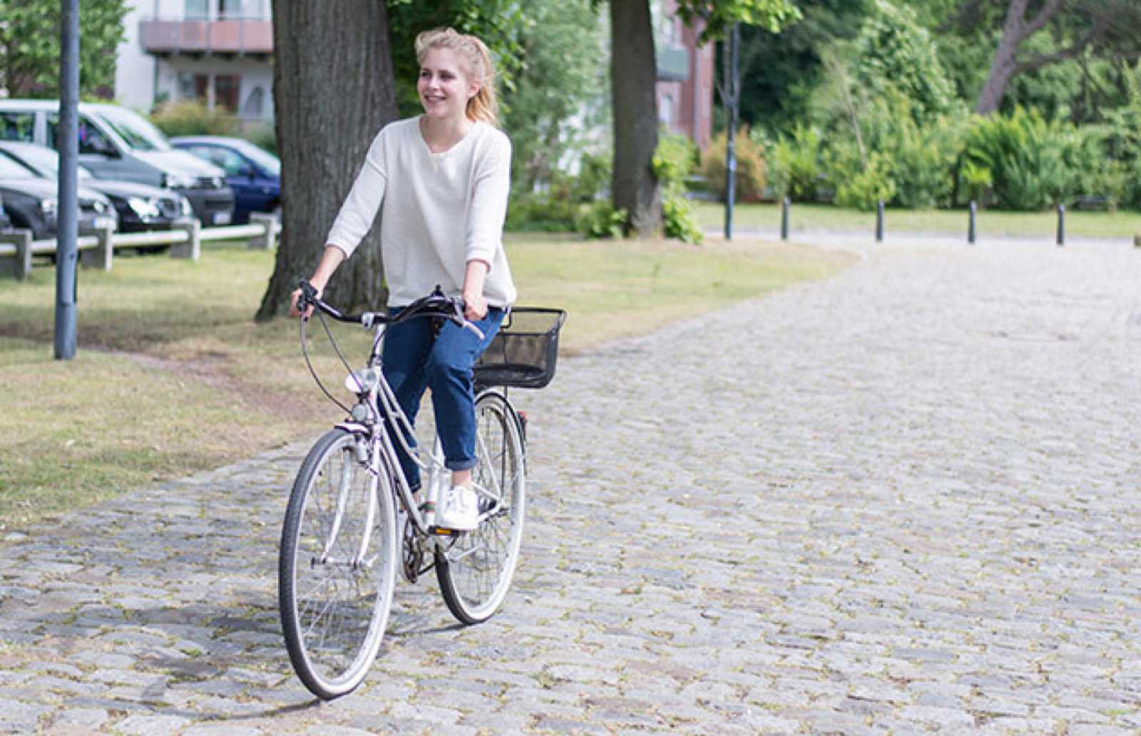  Vom 1. Juni bis zum 15. September zählte jeder auf dem Fahrrad zurückgelegte Kilometer für den Wettbewerb FHahr Rad! – egal ob dienstlich oder in der Freizeit. (Foto: FH Münster/Fabian Puller)