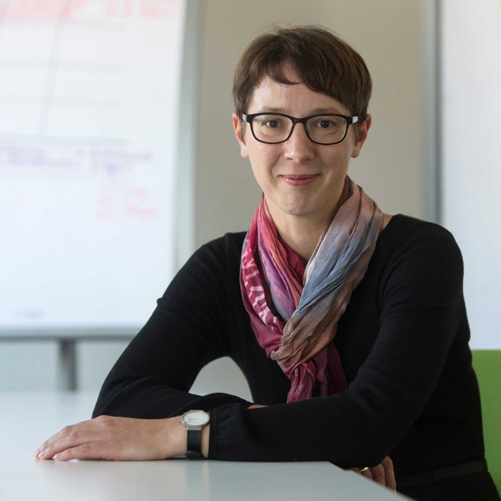 Prof. Dr. Annika Boentert ist seit diesem Semester Professorin am Münster Centrum für Interdisziplinarität (MCI) der FH Münster. Ihre Schwerpunkte sind Qualitäts- und Hochschulmanagement. (Foto: FH Münster/Wilfried Gerharz) 