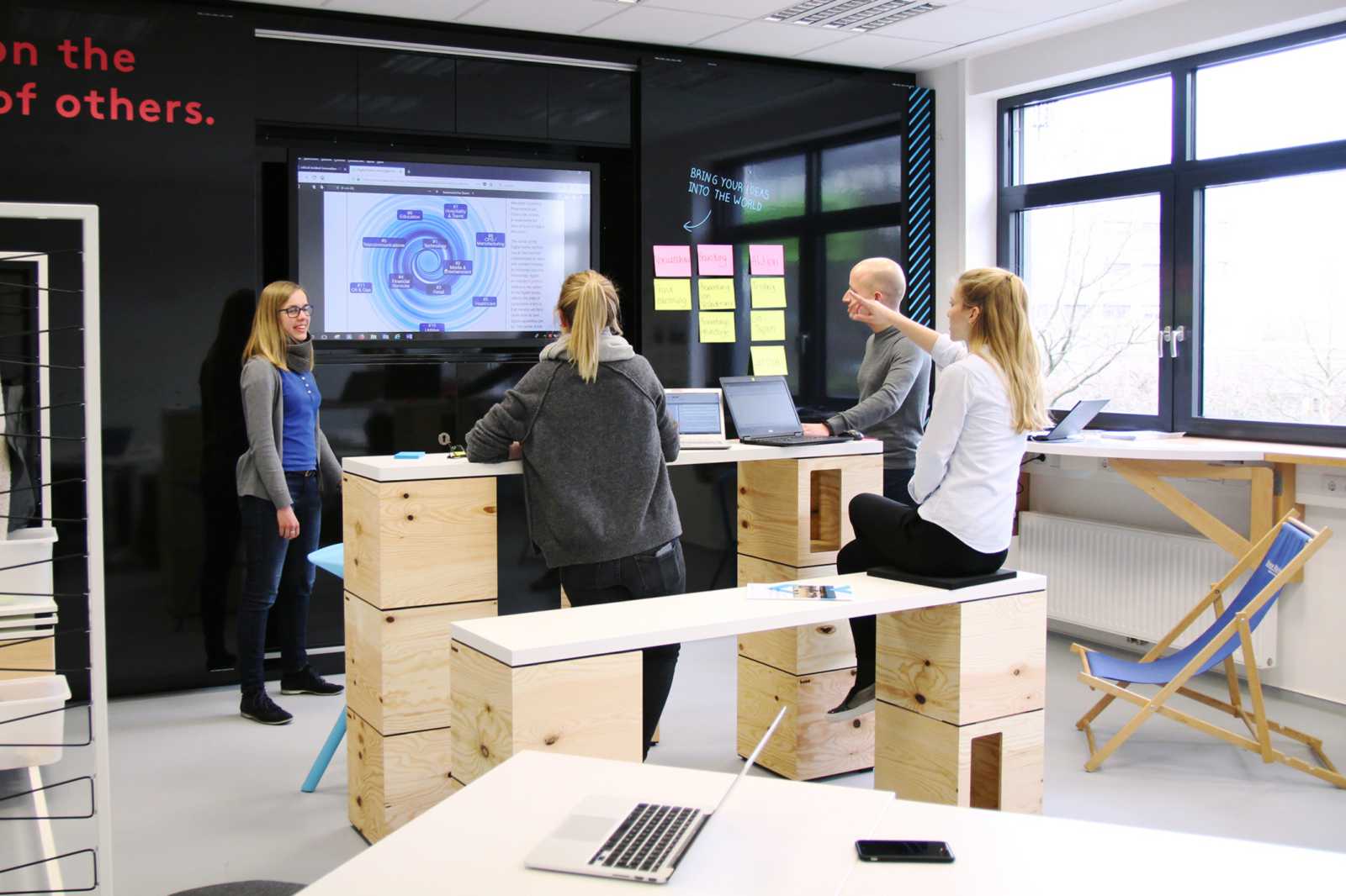 Mit dem Co.Creation.Lab ist ein Raum für Kreativität entstanden. (Foto: FH Münster/MSB)