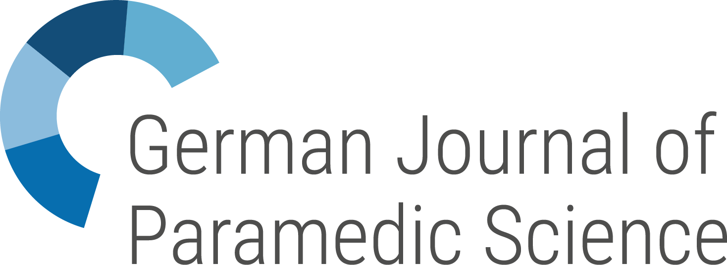 Logo des German Journal of Paramedic Science