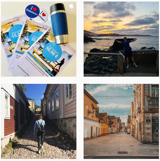 Fotos des Fotowettbewerbs auf dem Instagramkanal