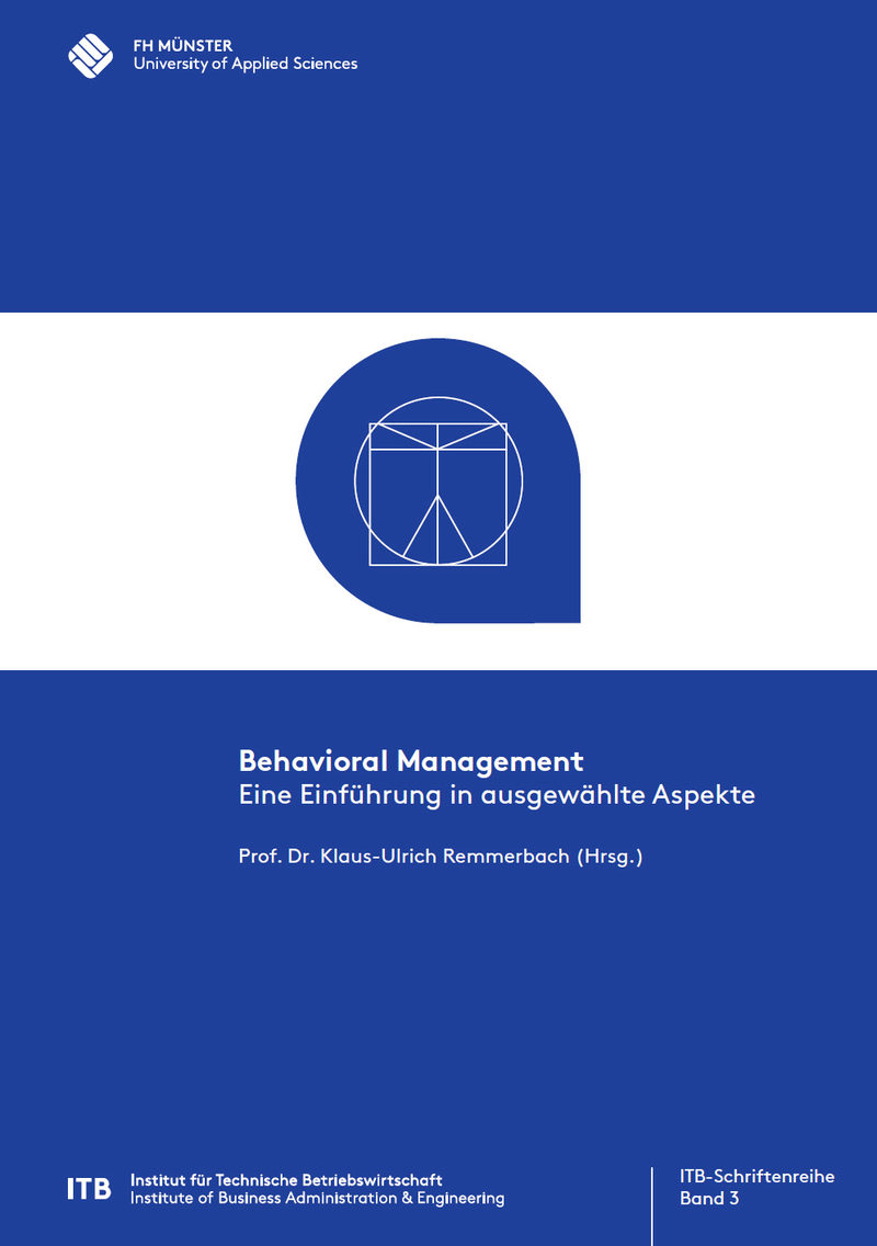 Cover des Bandes 3 der ITB-Schriftenreihe mit dem Titel Behavioral Management