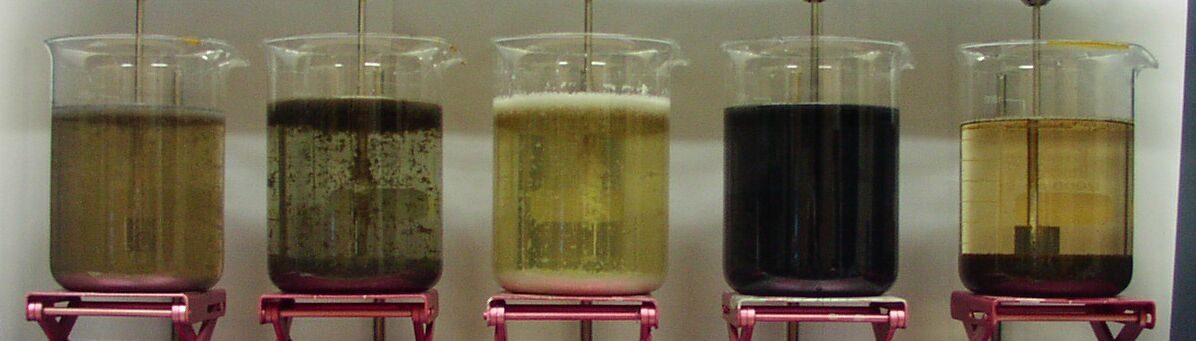 Fällungs- und Flockungsversuch mit Teerkondensat